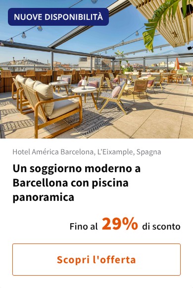 Un soggiorno moderno a Barcellona con piscina panoramica