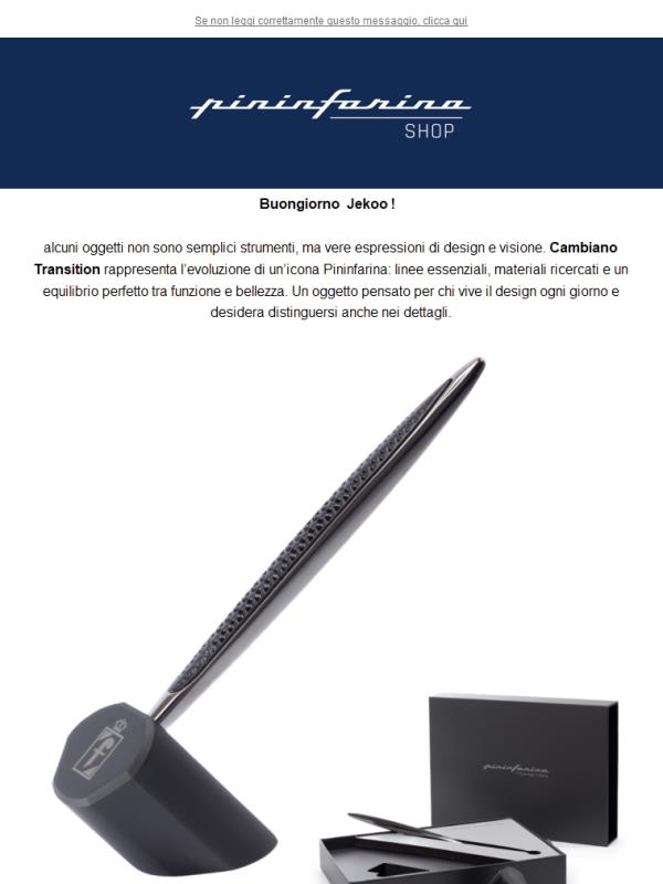 Pininfarina TRANSITION - Solo per gli iscritti!