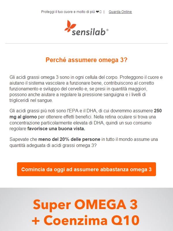 Assumi abbastanza omega 3?🐟