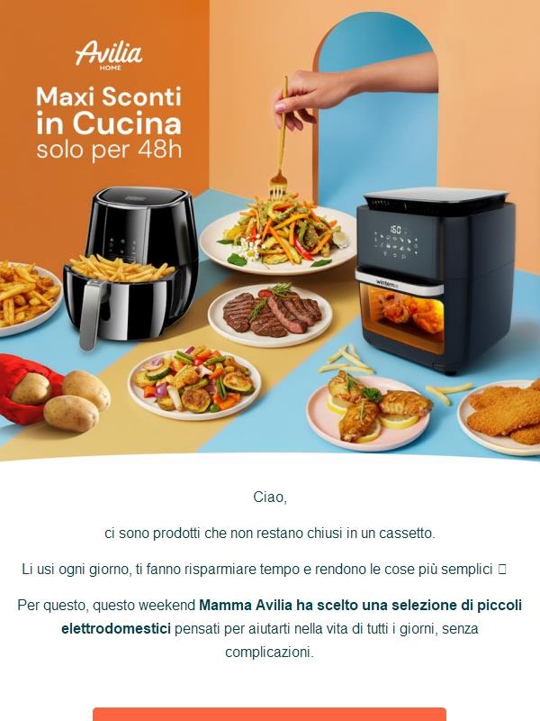 ⚡ Ciao, questi piccoli elettrodomestici ti semplificano il weekend