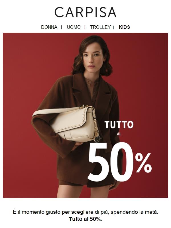 TUTTO AL 50%! 💥