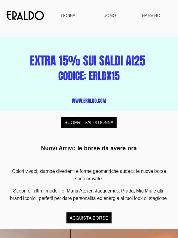 Rinnova il tuo stile: le nuove borse sono arrivate