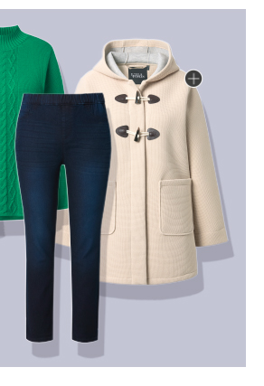 Montgomery HYPRAR in piqu&eacute; a doppio strato con cappuccio e alamari