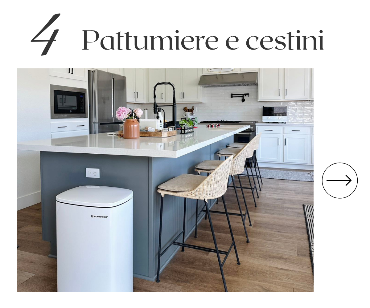 Pattumiere e cestini