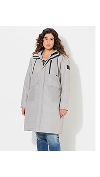 Cappotto HYPRAR funzionale e impermeabile con tasca con zip e materiale riciclato