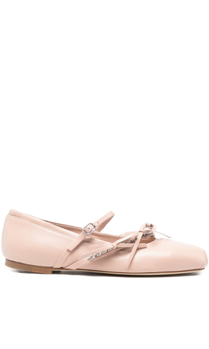 Loli leather ballet flats