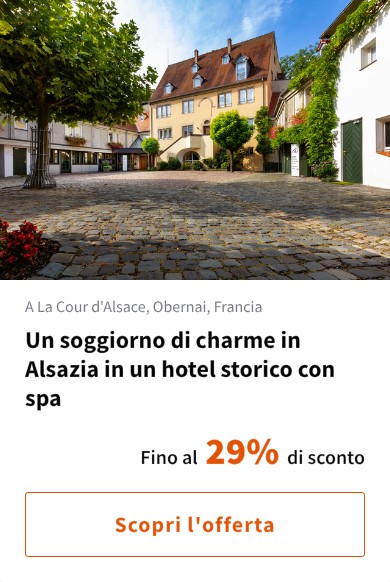 Un soggiorno di charme in Alsazia in un hotel storico con spa