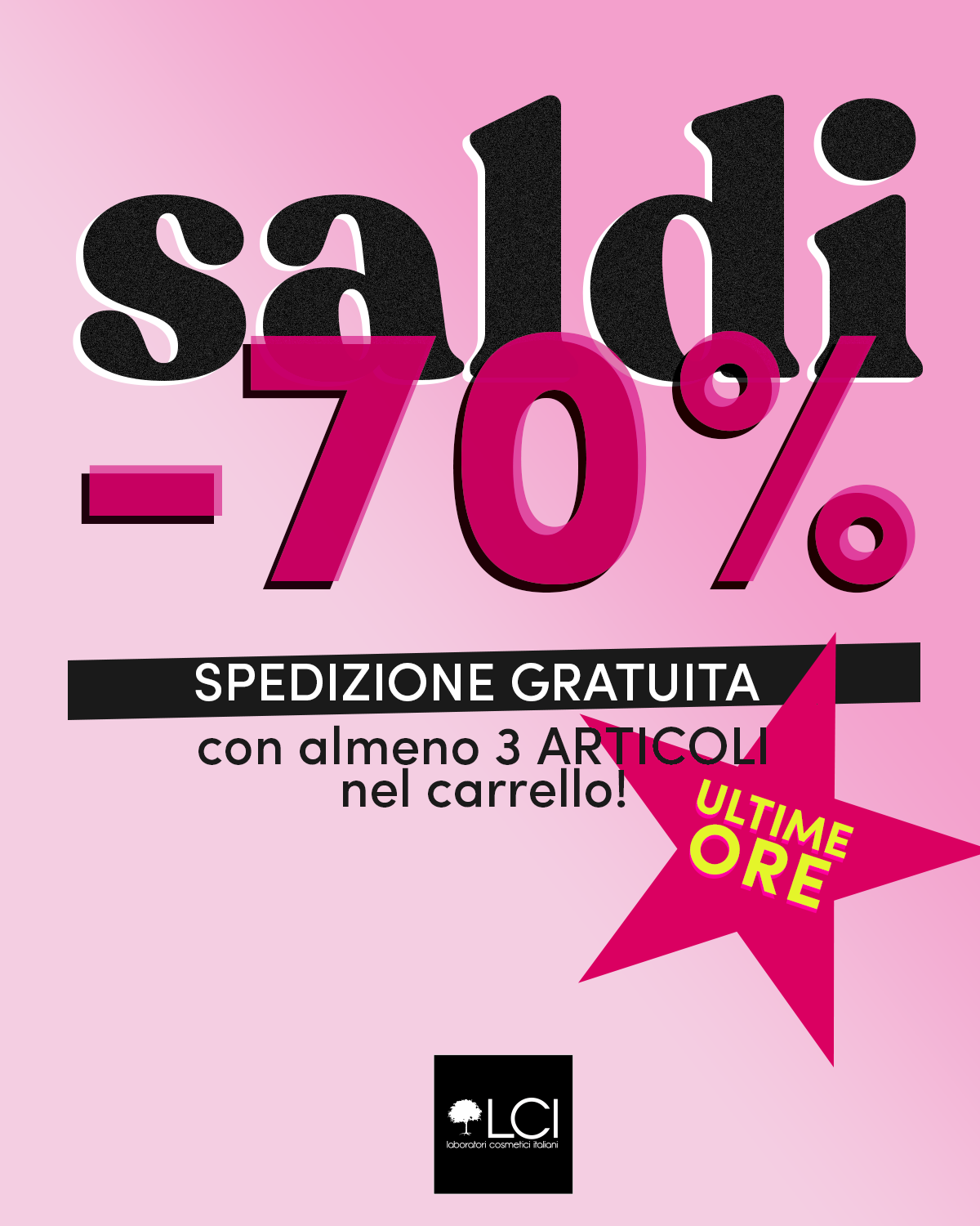 Ultime ore Spedizione Gratuita