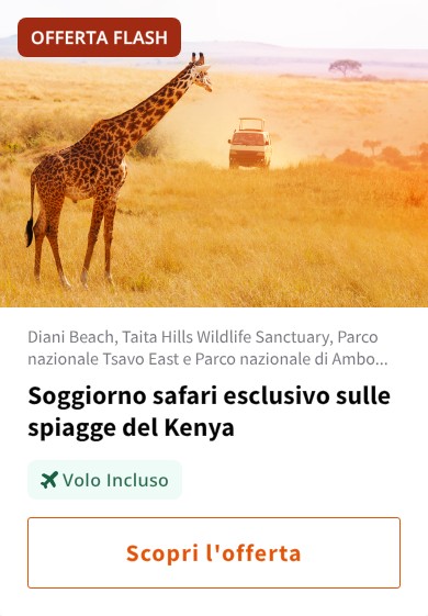 Soggiorno safari esclusivo sulle spiagge del Kenya