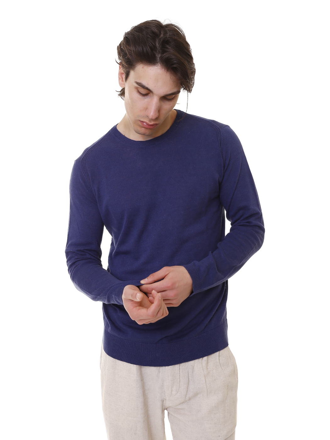 L'AGAMA' MAGLIA ML LINO COTONE