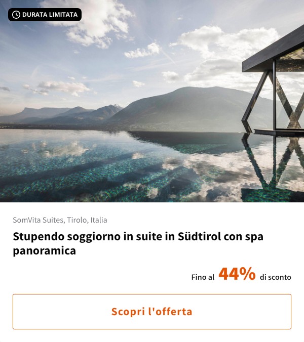 Stupendo soggiorno in suite in Südtirol con spa panoramica