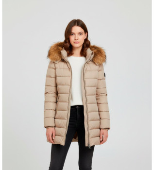 piumino-lungo-beige-kristin-con-finiture-in-pelliccia-