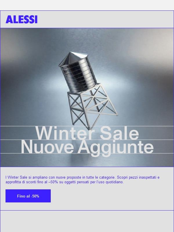 Scopri le novità della Winter Sale