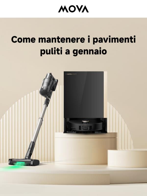 Come mantenere i pavimenti puliti a gennaio