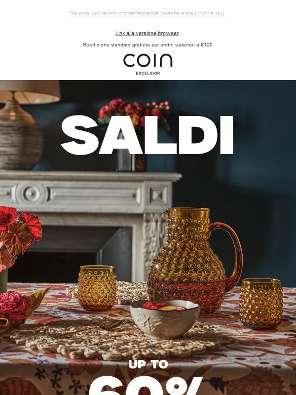 Continuano i saldi | Fino al 60% di sconto