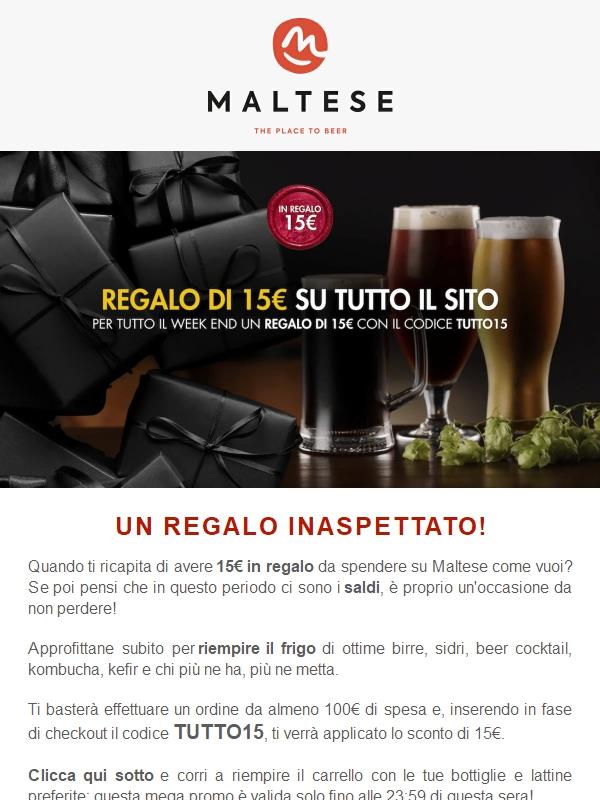 15€ in regalo per te!