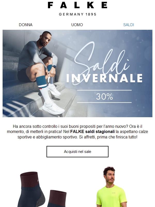 Inizi l’anno nuovo in modo sportivo con -30%