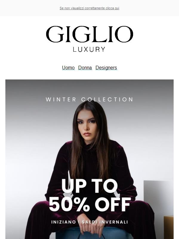 Continuano i Saldi fino al 50% 💫