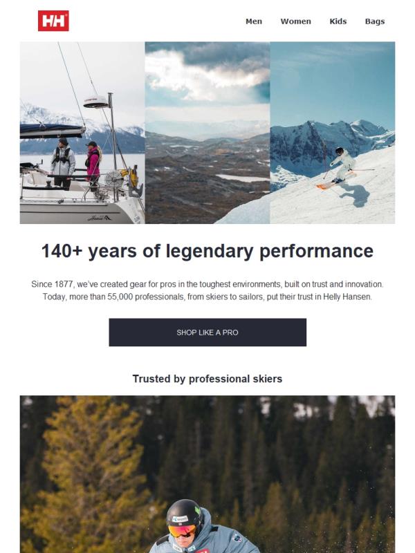 Trusted by professional skiers and sailors