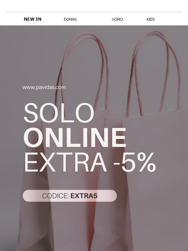 EXTRA SCONTO SOLO PER OGGI!