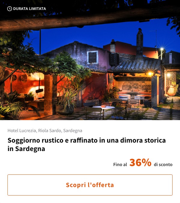 Soggiorno rustico e raffinato in una dimora storica in Sardegna