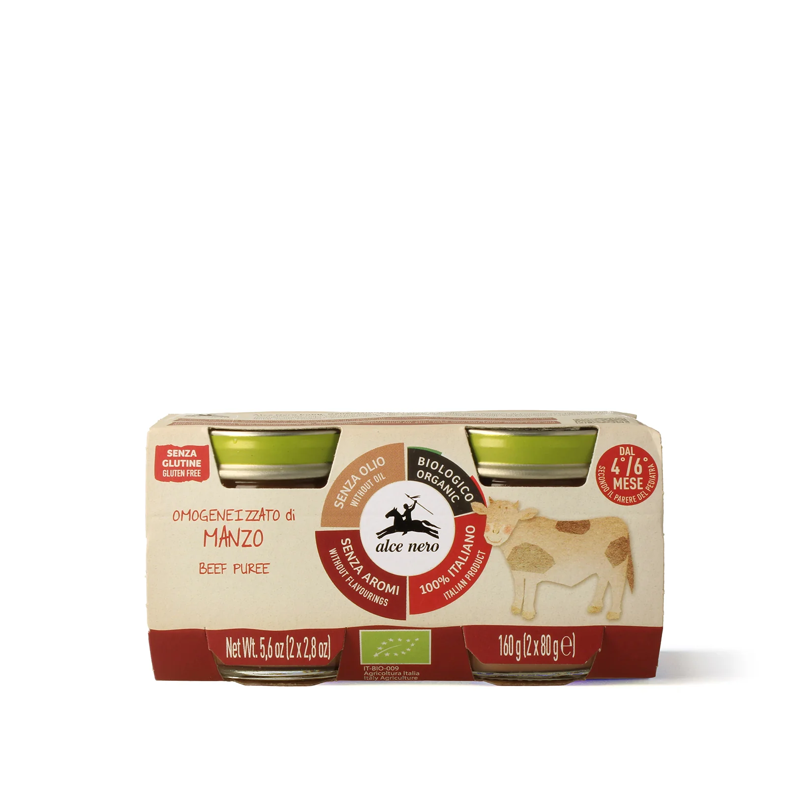 Image of Omogeneizzato di manzo biologico - 2 vasetti