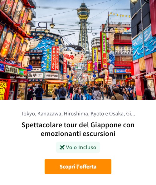 Spettacolare tour del Giappone con emozionanti escursioni
