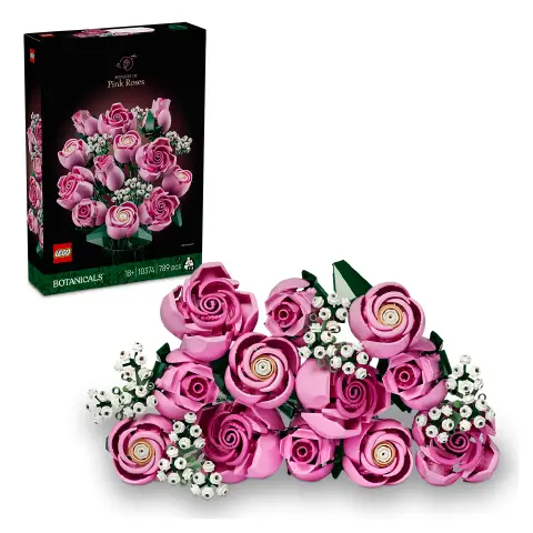 Lego Botanicals Bouquet di Rose Rosa 10374
