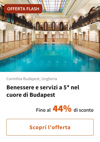 Benessere e servizi a 5* nel cuore di Budapest