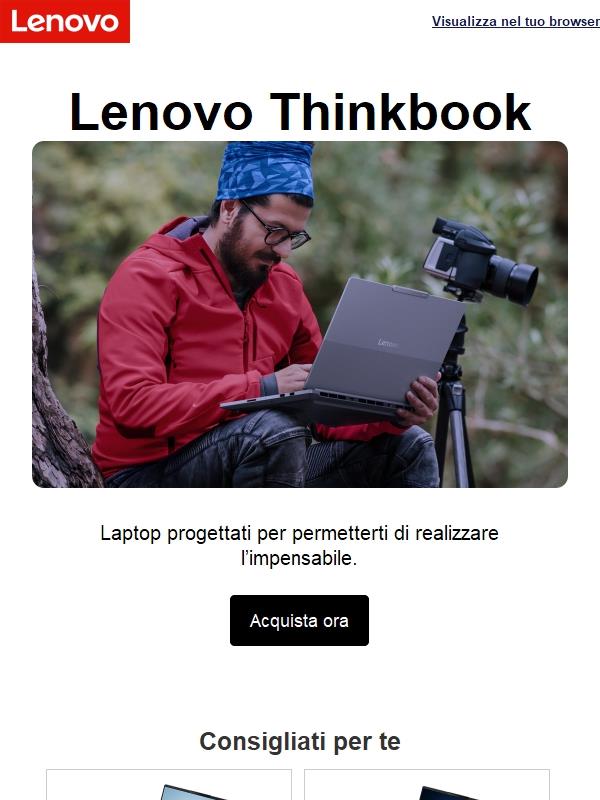 Realizzato per il business, pensato per te.