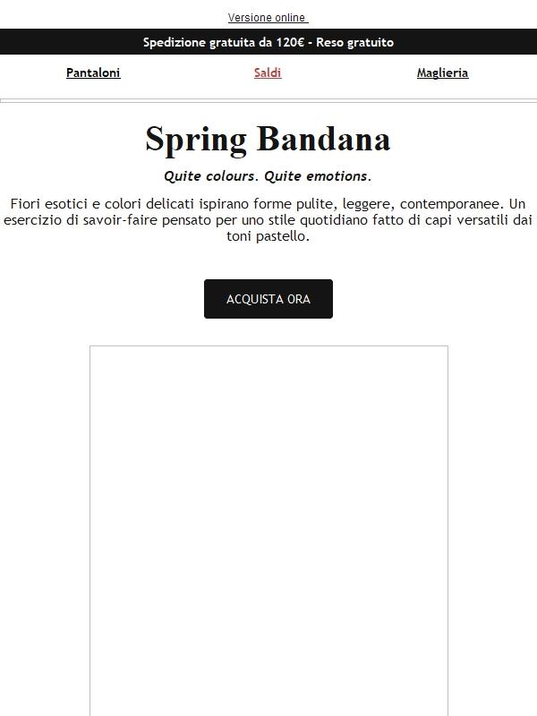 New in | Spring bandana