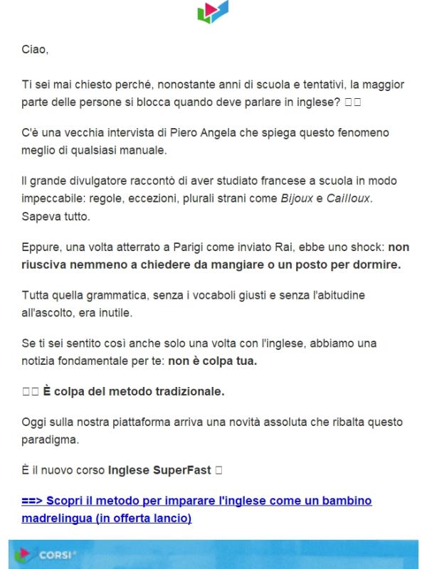 Piero Angela, il francese e il tuo inglese (una storia vera)