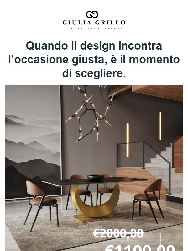 ✨ Tavoli di Lusso Giulia Grillo a prezzi mai visti