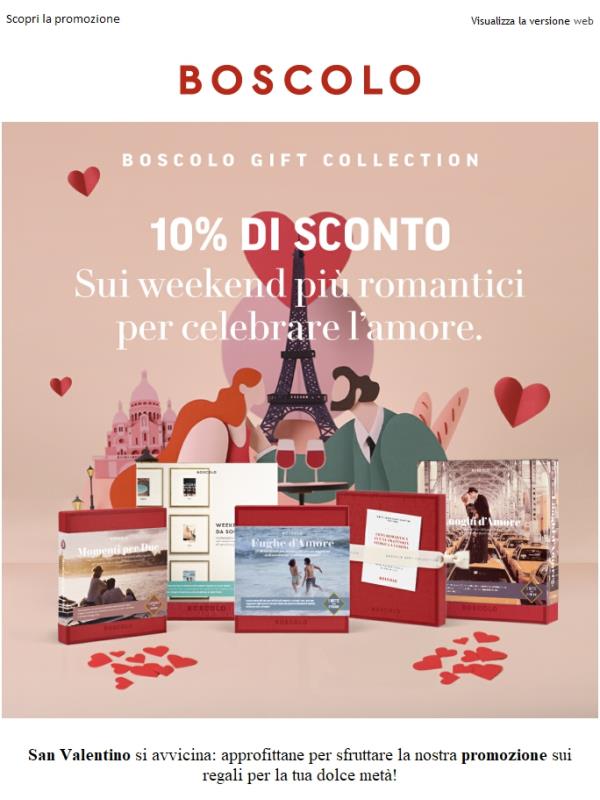Iniziano gli sconti di San Valentino