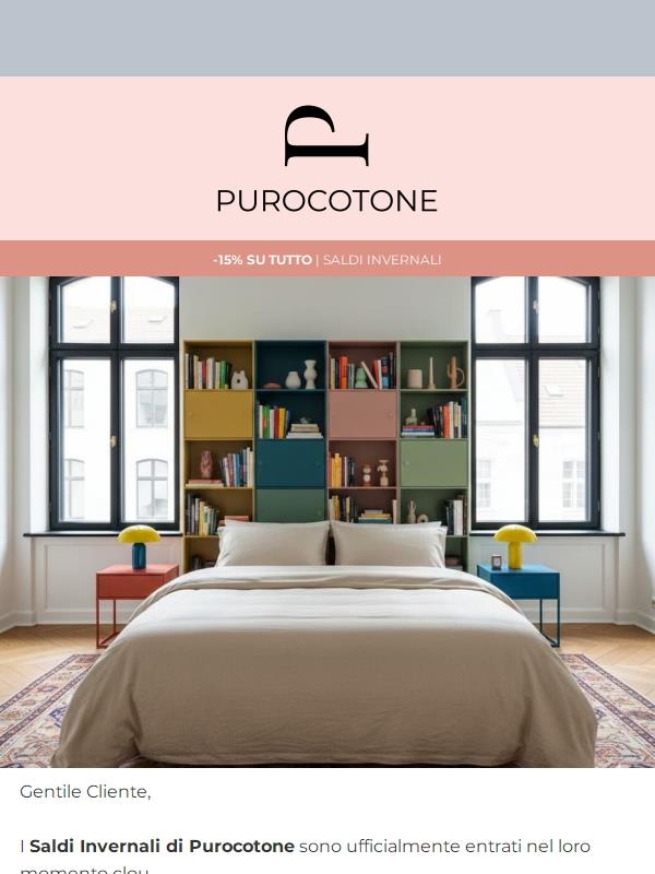 I Saldi entrano nel vivo: -15% su tutta la Sartoria 🧵