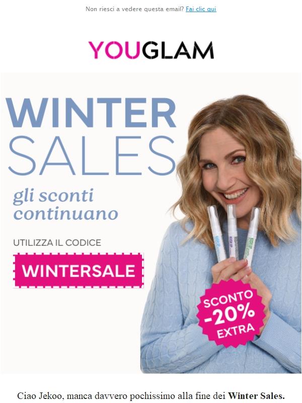 20% EXTRA di SCONTO ti aspetta! 😍