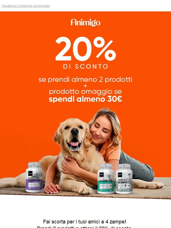 🚨 Domani Finisce: -20% Pet + Omaggio Nel Carrello