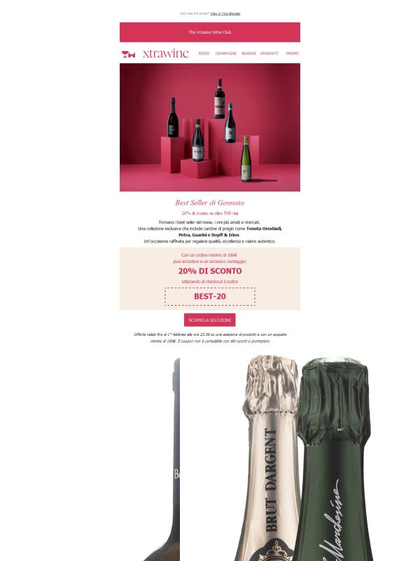 Best seller del mese al 20% di sconto