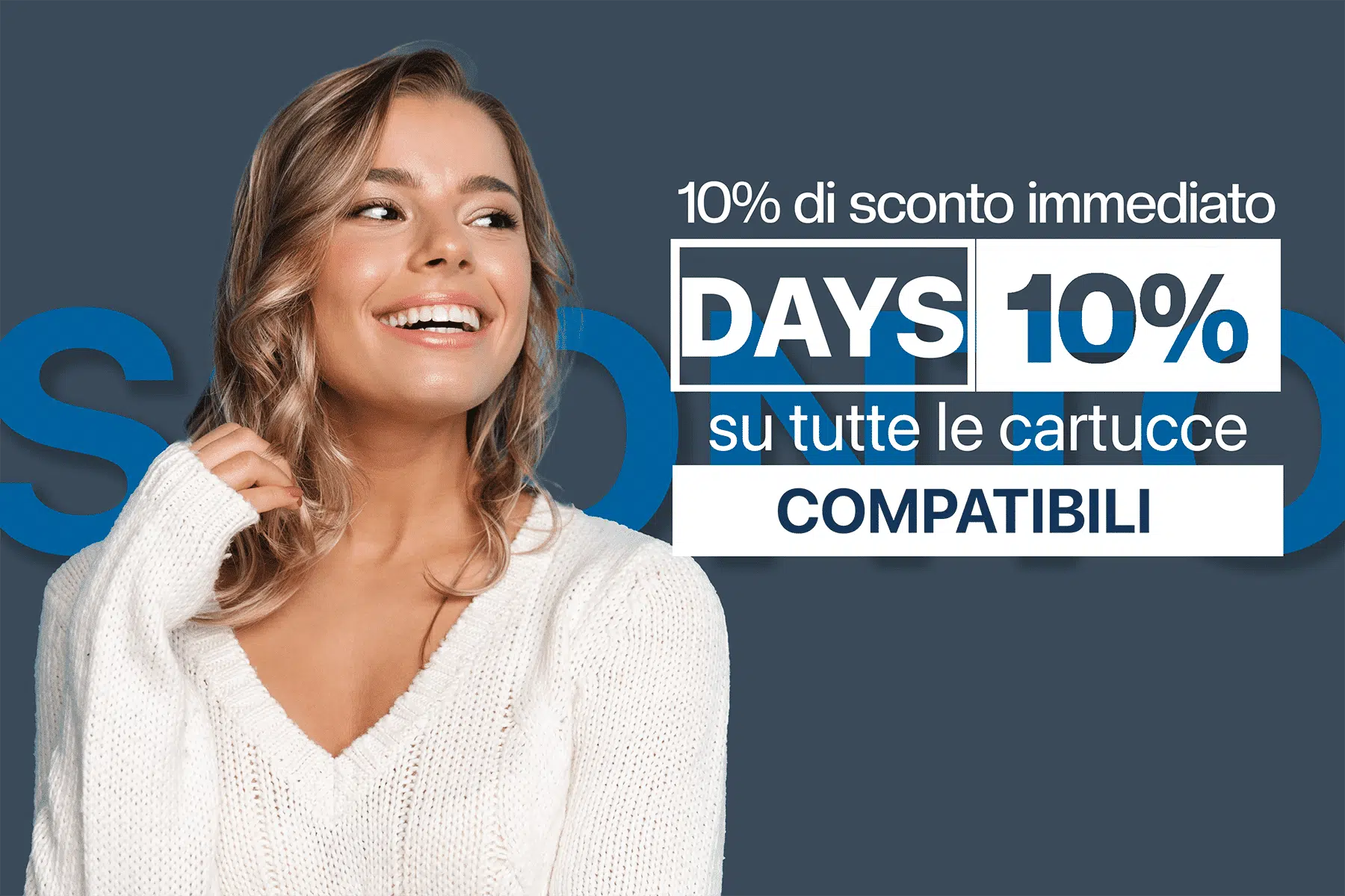 10% di sconto su tutte le cartucce compatibili