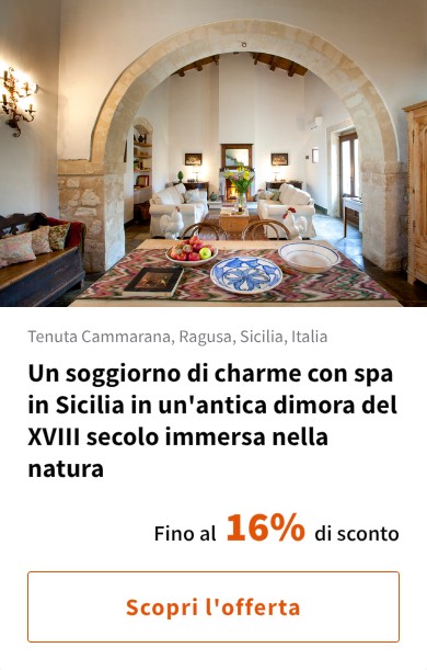 Un soggiorno di charme con spa in Sicilia in un'antica dimora del XVIII secolo immersa nella natura