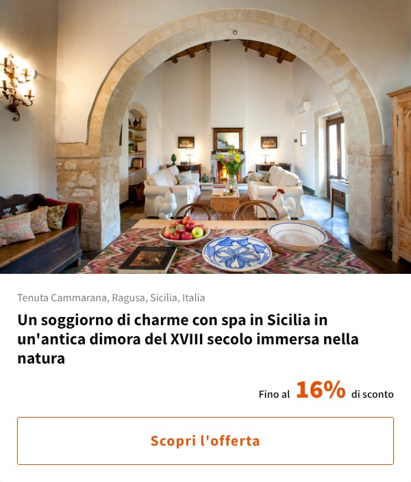 Un soggiorno di charme con spa in Sicilia in un'antica dimora del XVIII secolo immersa nella natura