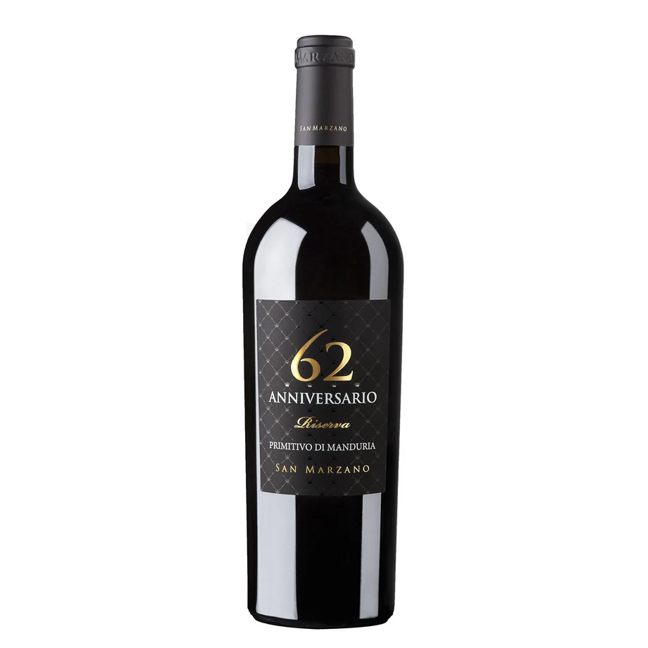 Anniversario 62 Primitivo di manduria Dop 2019 Riserva - San Marzano