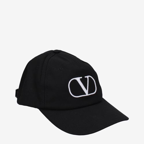 Valentino Garavani Hats Men Cotton Black