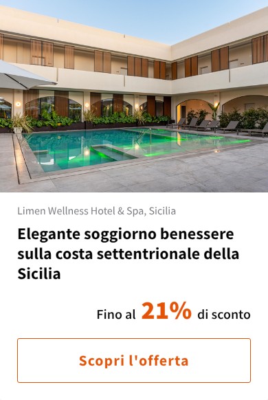 Elegante soggiorno benessere sulla costa settentrionale della Sicilia