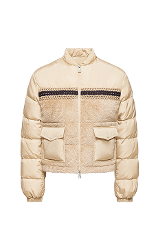 Bomber Corto Achillee in pile effetto teddy