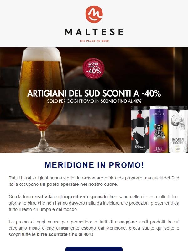 Sud Italia in sconto fino al 40%!