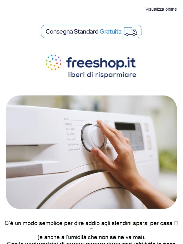 Asciuga, indossa, via: offerte asciugatrici 😍