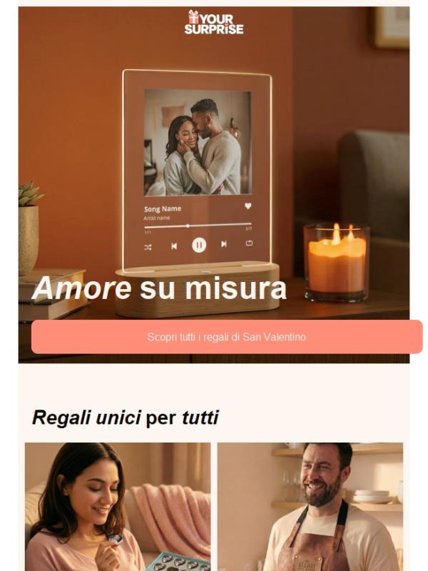 Per ogni tipo d'amore un regalo unico 💖