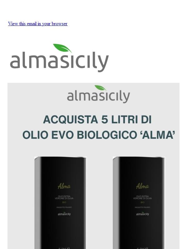 Acquista Olio Alma,  Salsa e Mandorle Le Offriamo Noi !