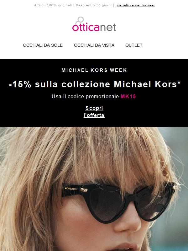✨ Michael Kors Week Sale: -15% esclusivo solo per 7 giorni
